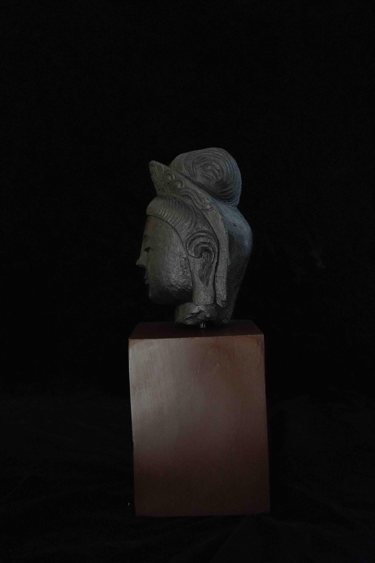 石雕觀音佛頭
