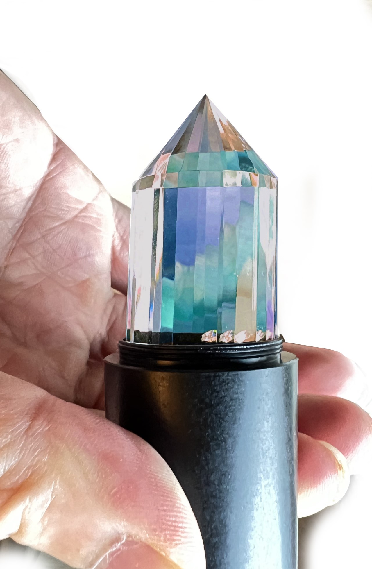 天然多切面水晶