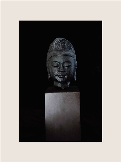 石雕觀音佛頭
